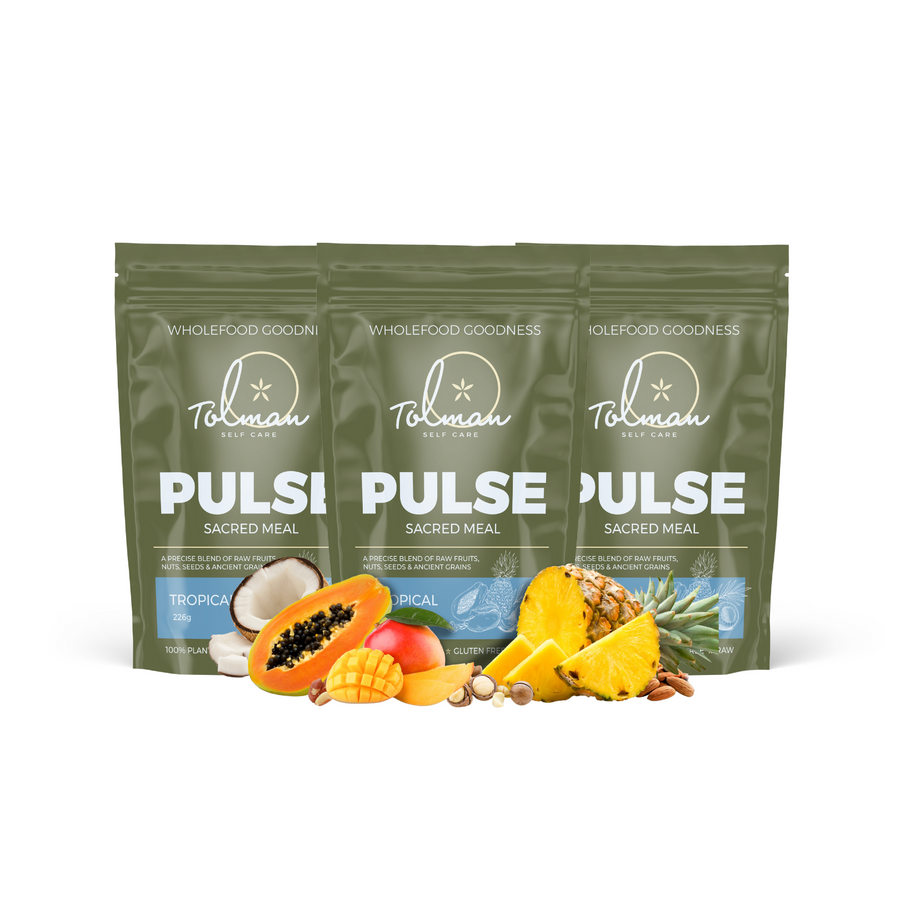 Pulse Tropical Triple Treat (3 x 226g packs) Sacred Meal