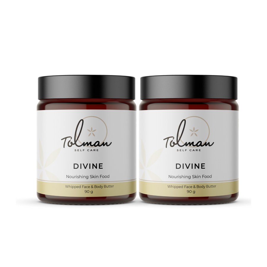 Divine Plant-Based Face & Body Butter (Twin Pack)
