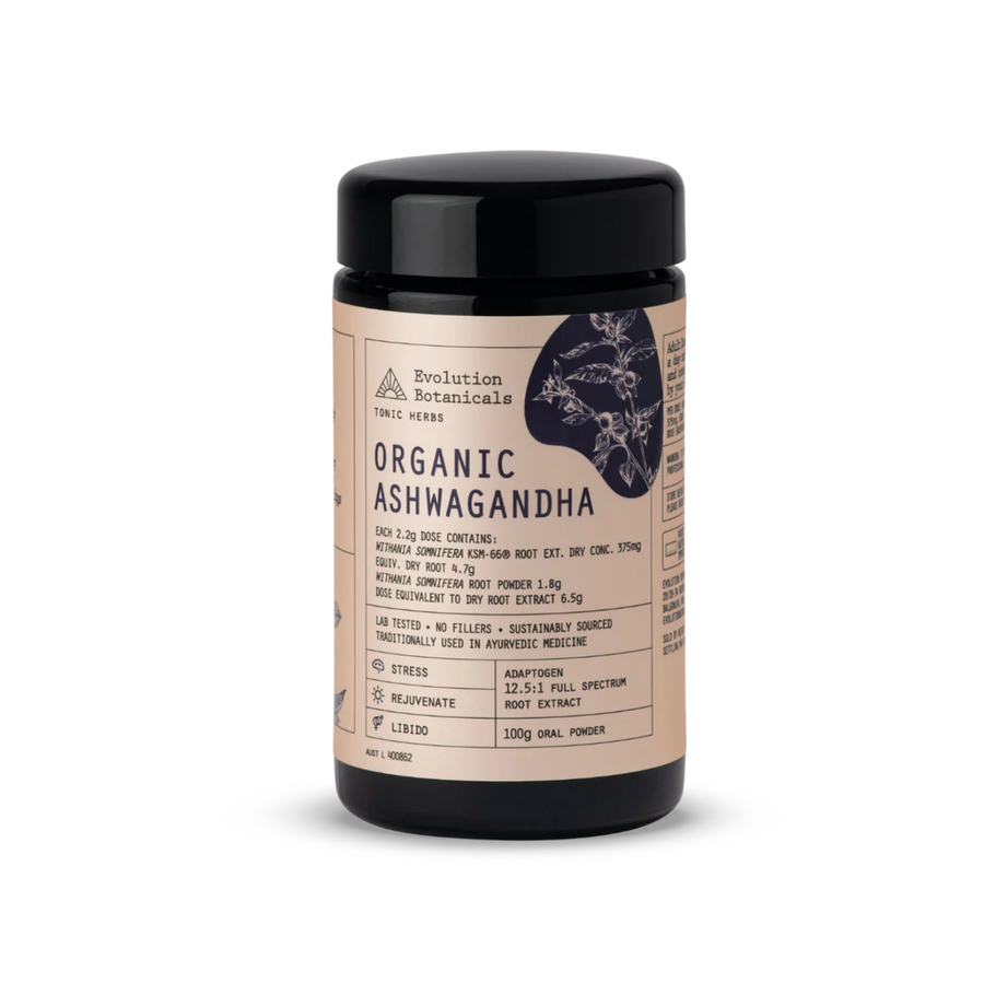 Organic Ashwagandha | Evolution Botanicals 100g