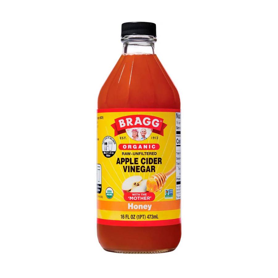 Apple Cider Vinegar with Honey | Bragg Raw Unfiltered 437ml