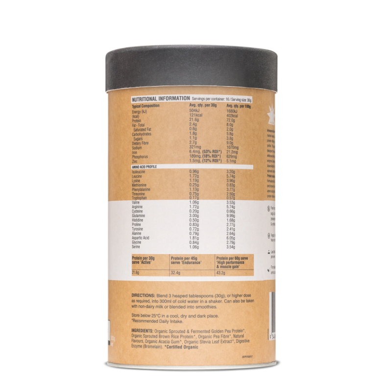 Raw Protein Isolate Vanilla 500g