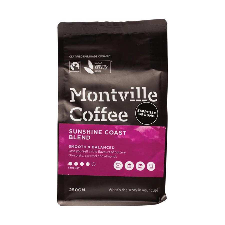 Ground Coffee Sunshine Coast Blend | Montville Coffee